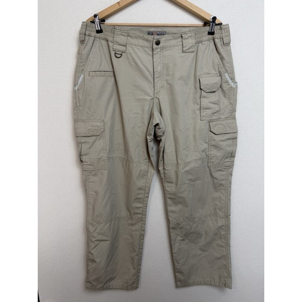 5.11 Tactical Pants Women's Sz 18 Regular‎ Khaki Ripstop Work Grunge Hiking